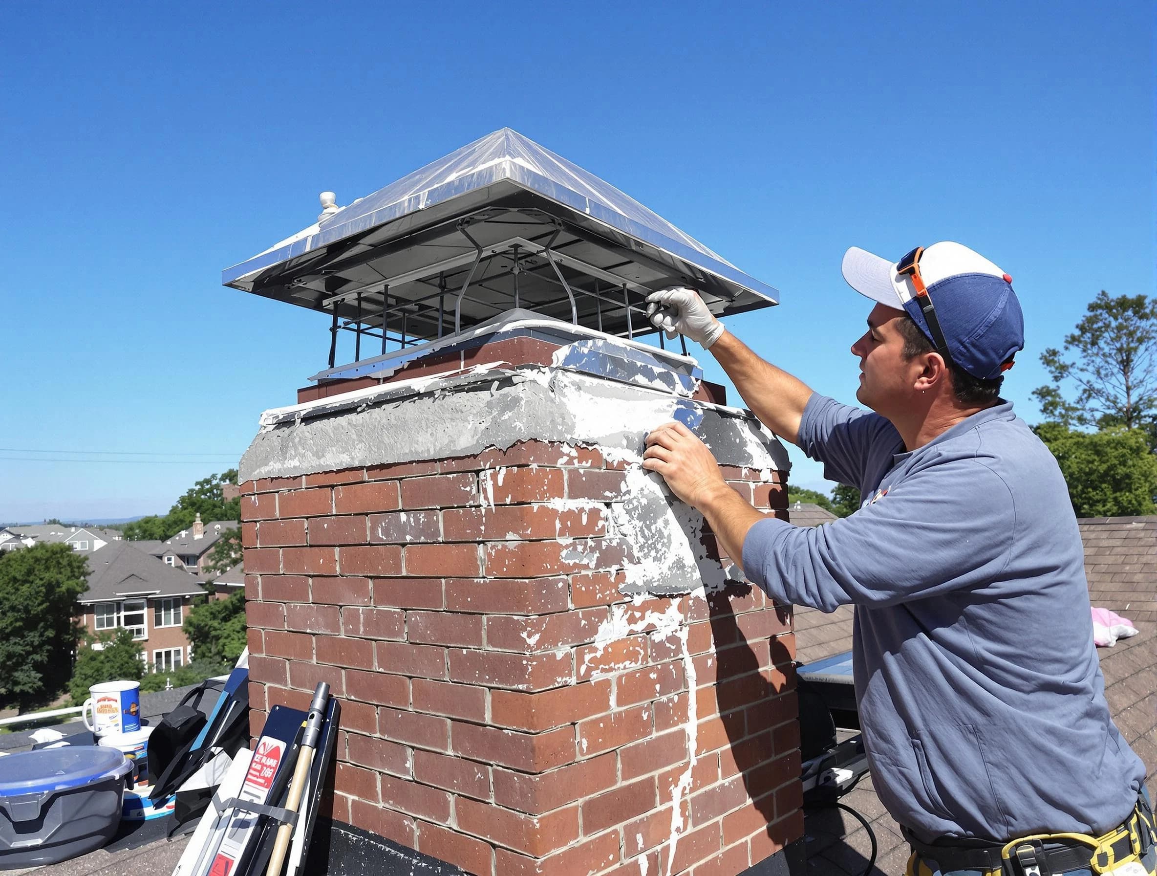Chimney Crown Services service in Economy, PA
